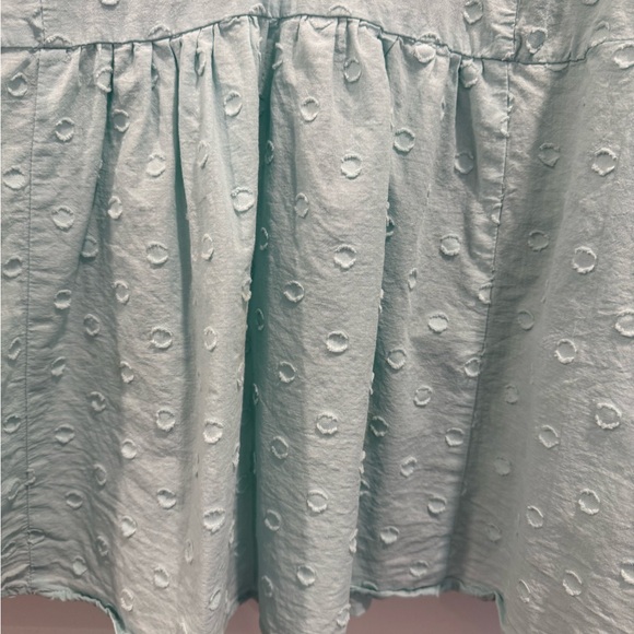 Torrid Aqua Blouse with Embroidered Detail 2 - Picture 4 of 9